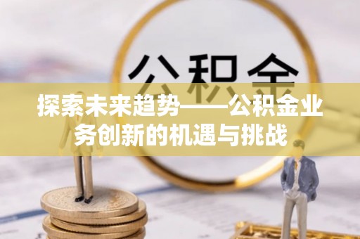 桐柏探索未来趋势——公积金业务创新的机遇与挑战