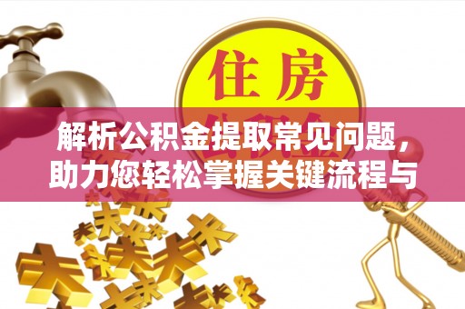 桐柏解析公积金提取常见问题，助力您轻松掌握关键流程与技巧