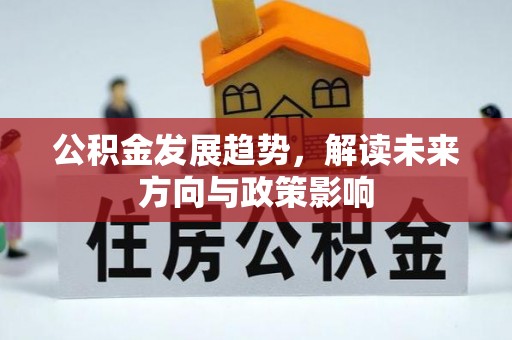 桐柏公积金发展趋势，解读未来方向与政策影响