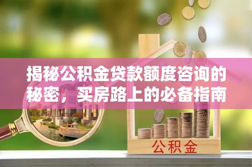 桐柏揭秘公积金贷款额度咨询的秘密，买房路上的必备指南