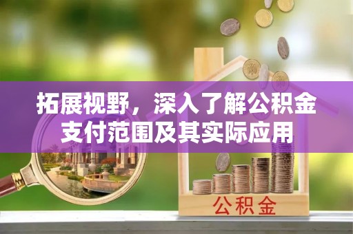 桐柏拓展视野，深入了解公积金支付范围及其实际应用