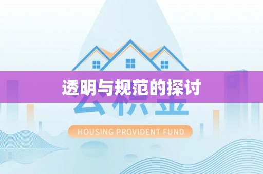 桐柏透明与规范的探讨