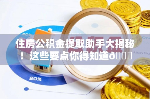 桐柏住房公积金提取助手大揭秘！这些要点你得知道😎