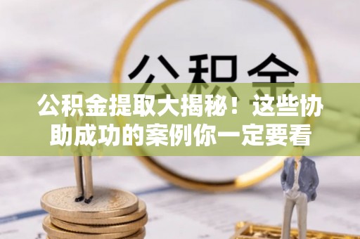 桐柏公积金提取大揭秘！这些协助成功的案例你一定要看