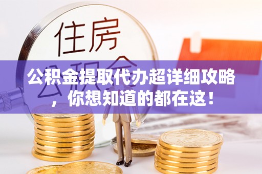 桐柏公积金提取代办超详细攻略，你想知道的都在这！