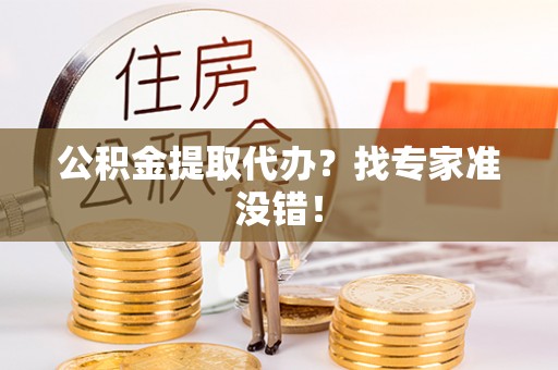 桐柏公积金提取代办？找专家准没错！