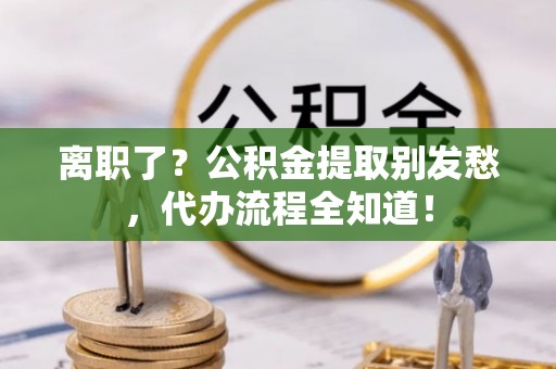 桐柏离职了？公积金提取别发愁，代办流程全知道！