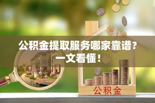 桐柏公积金提取服务哪家靠谱？一文看懂！