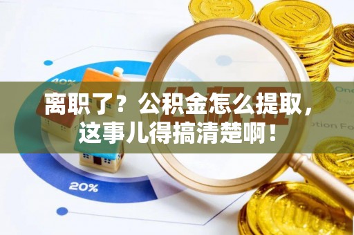 桐柏离职了？公积金怎么提取，这事儿得搞清楚啊！