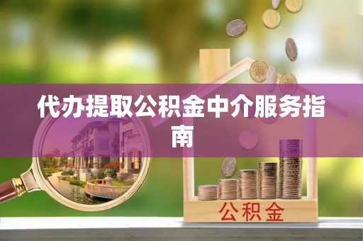 桐柏代办提取公积金中介服务指南