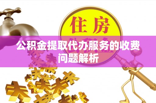 桐柏公积金提取代办服务的收费问题解析