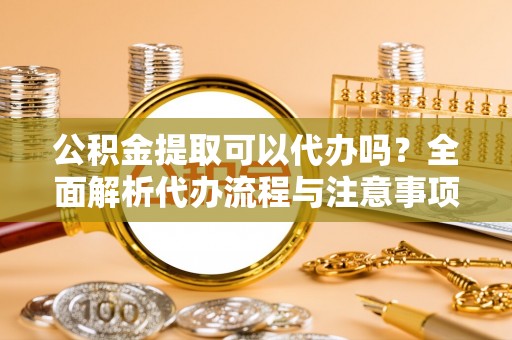 桐柏公积金提取可以代办吗？全面解析代办流程与注意事项